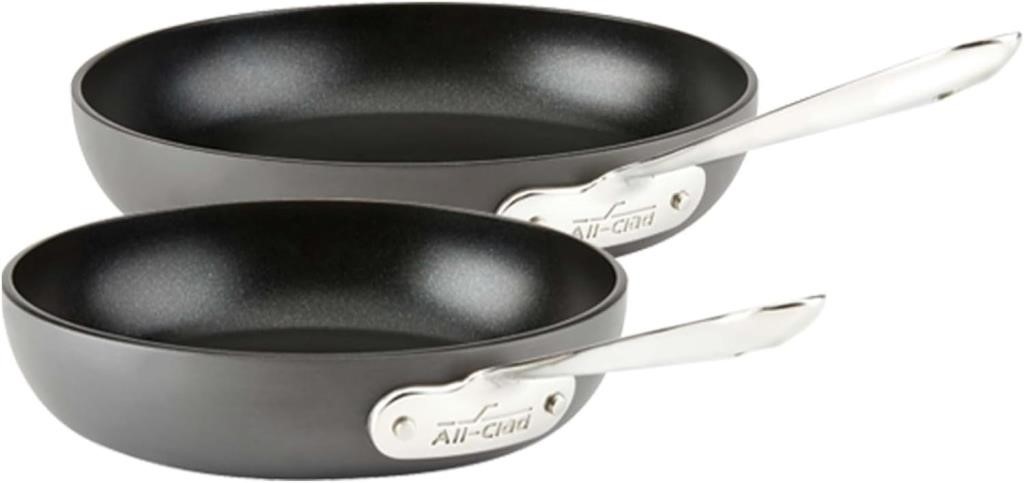 All-clad Ha1 Hard Anodized Nonstick Fry Pan Set 2