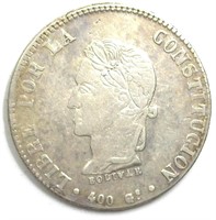 1862 Peso XF Bolivia