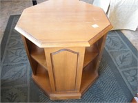 WOODEN OCTAGON TABLE