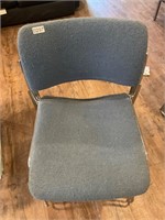 4 metal frame stack chairs