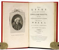 1781 1st ed. Johnson's Live of Poets