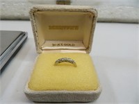 2.2 grams 14K White Gold Ring Size 6