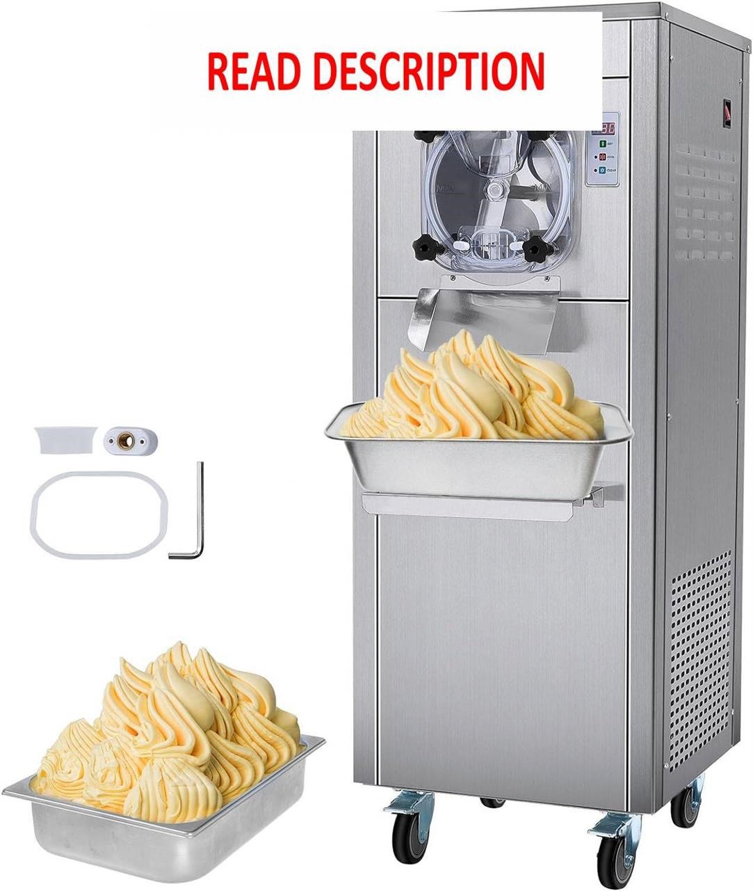 VEVOR Ice Cream Machine  18 L/H Yield  1780W