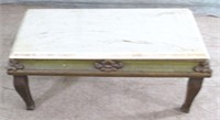 MARBLE TOP BENCH