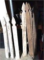 Lot of Various Size Fence Pickets, Great for
