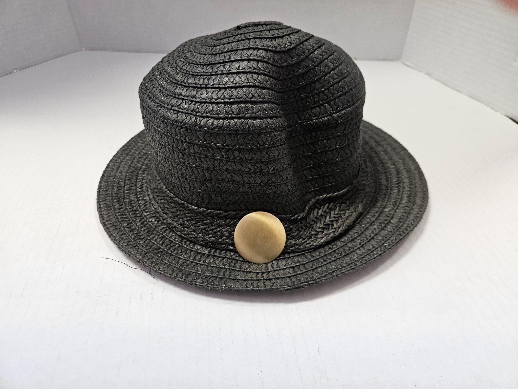 Black Straw Hat