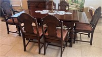 D - FORMAL DINING TABLE W/ 6 CHAIRS (L2)