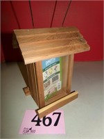 WOODEN BIRD HOUSE