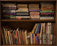 2 Shelves of Books on Bookcase - Case Not Included