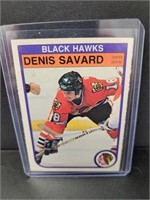 1982 O Pee Chee "Denis Savard" Hockey Card