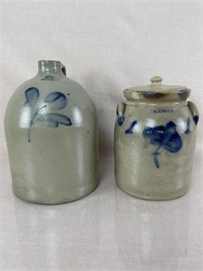 Lyons Stoneware Jug & Preserve Jar