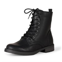 Amazon Essentials Women's Lace-Up Combat Boot,