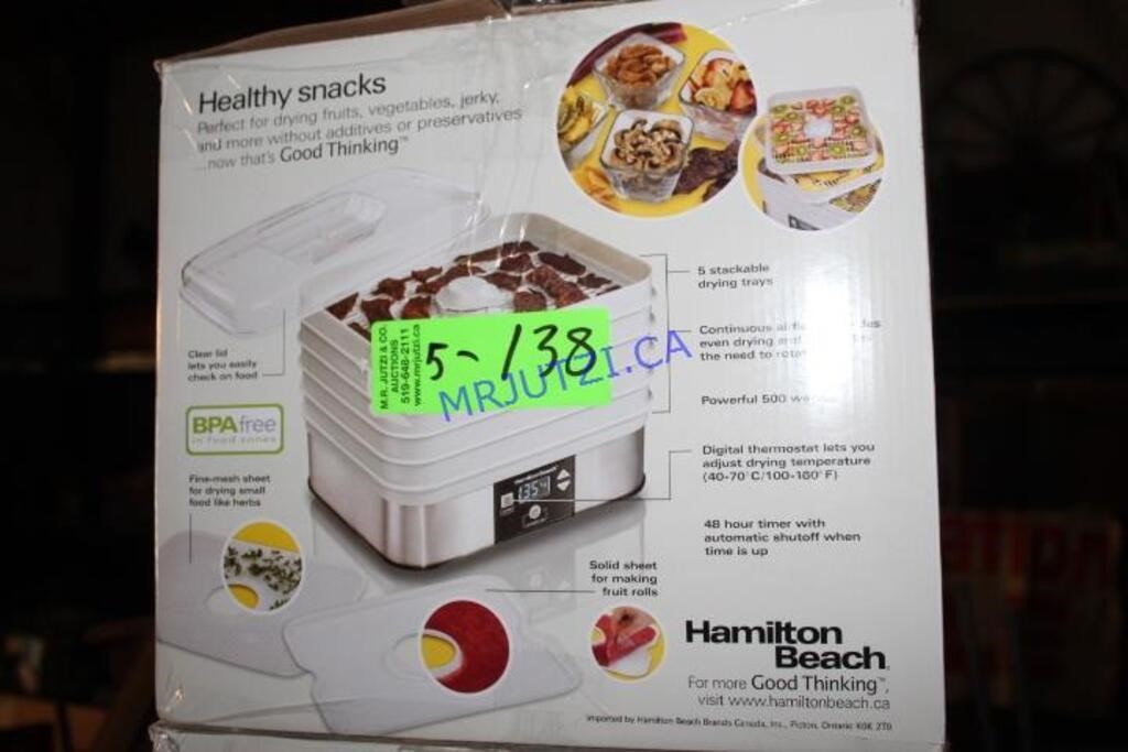 Hamilton Beach Food Dehydrator