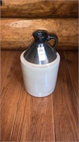 Vintage stoneware crock jug