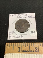 1853 Millard Fillmore Medal
