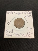 1859 Indian Nickel
