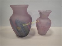 Handcrafted Art Glass Vases