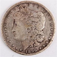 Coin 1896-S  Morgan Silver Dollar Fine