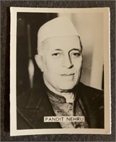 India, PANDIT NEHRU: Scarce German KIDDY GUM Card