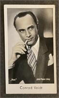 CONRAD VEIDT: CAID Tobacco Card (1934)