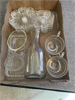 GLASS CUPS VASE TRAYS