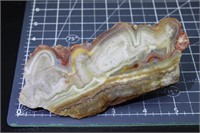 Crazy Lace agate, Mexico, cut, 12.2 oz