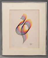 Yaacov Agam "Lines & Forms" Artist's Proof