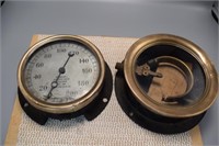 2 pressure gauges - 1 a Morrison’s 1-200 lb.