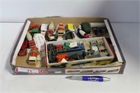 GROUP OF TOY CONSTRUCTION TRUCKS