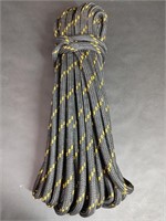 Bundle of Black and Yellow Paracord Rope