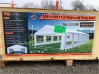 20' X 40' FULLY ENCLOSED PARTY TENT