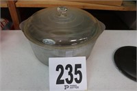 Vintage Aluminum Pot with Glass Lid