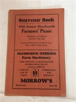 1952 souvenir book 65th annual Blainesville