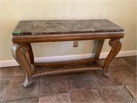 MARBLE VENEER ACCENT / ENTRY/ SOFA TABLE