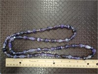 Amethyst Stone Bead Necklace