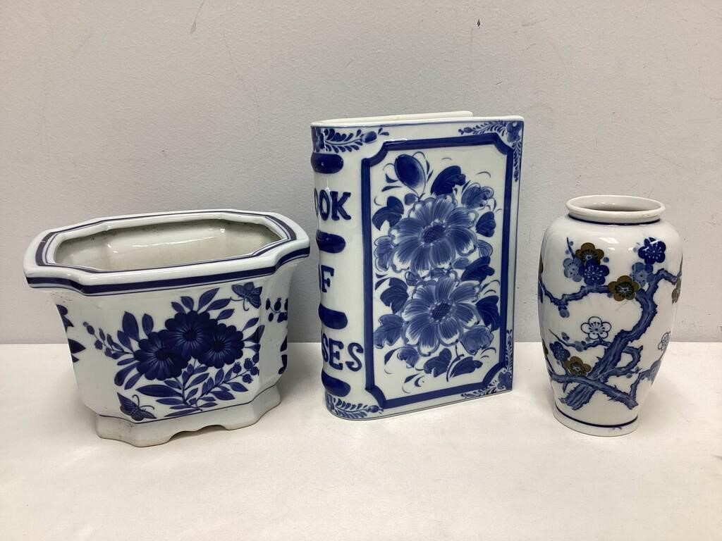 Three Porcelain Decor Items
