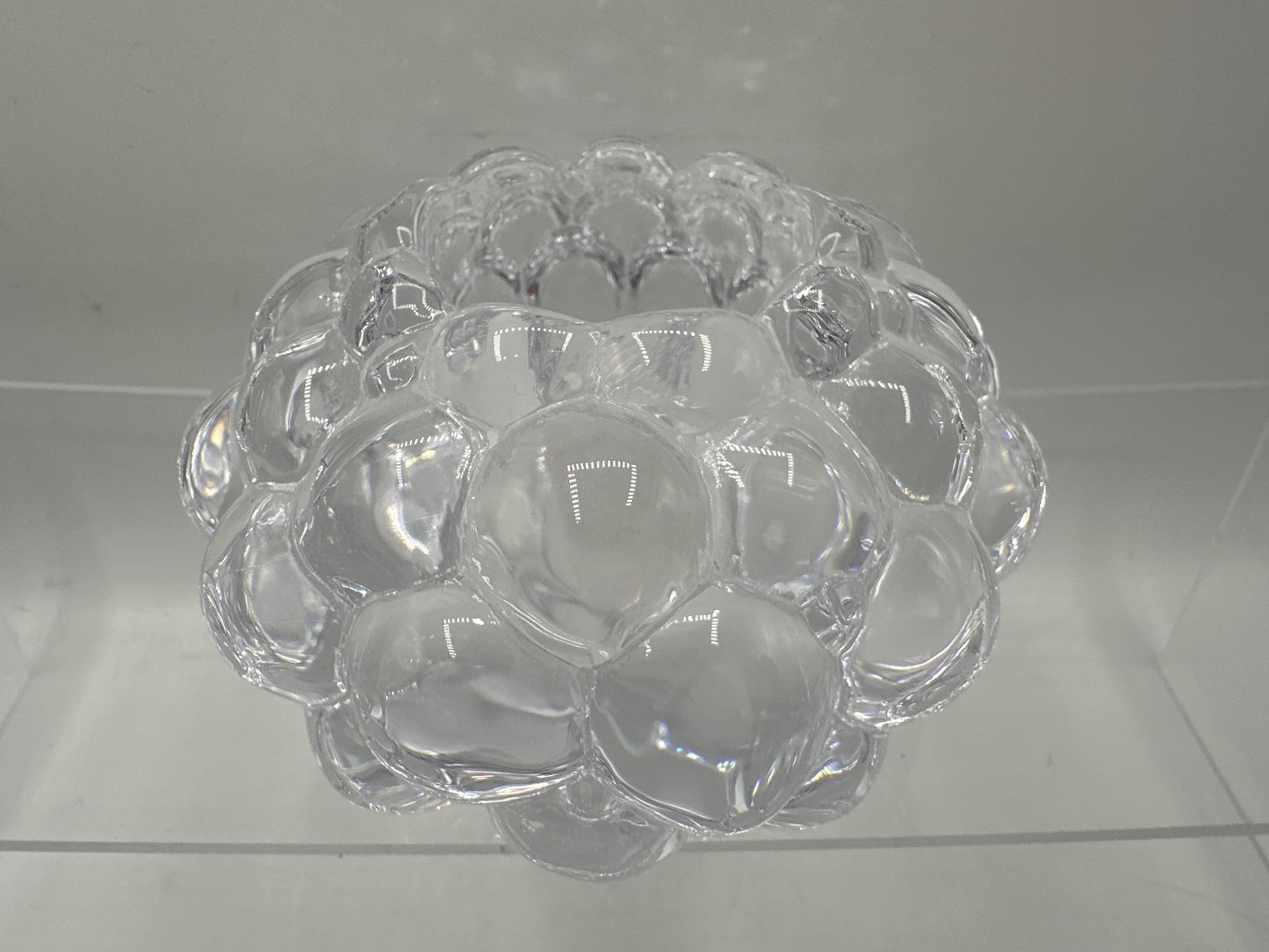 Orrefors crystal candleholder