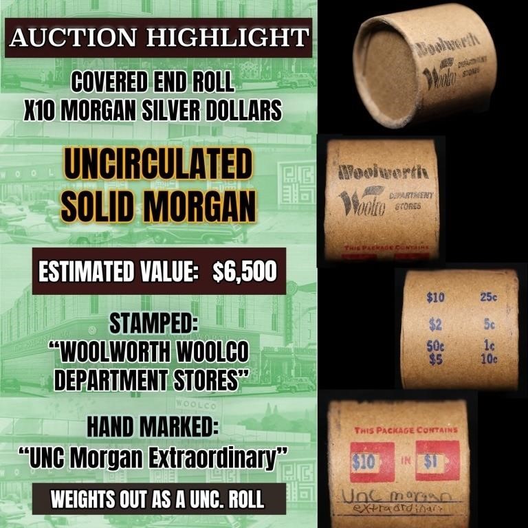 LATE NIGHT! Key Date Rare Coin Auction 25.3ON