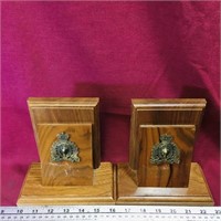 Vintage Royal Canadian Mounted Police Bookends