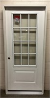 36 x 80  12 light exterior door