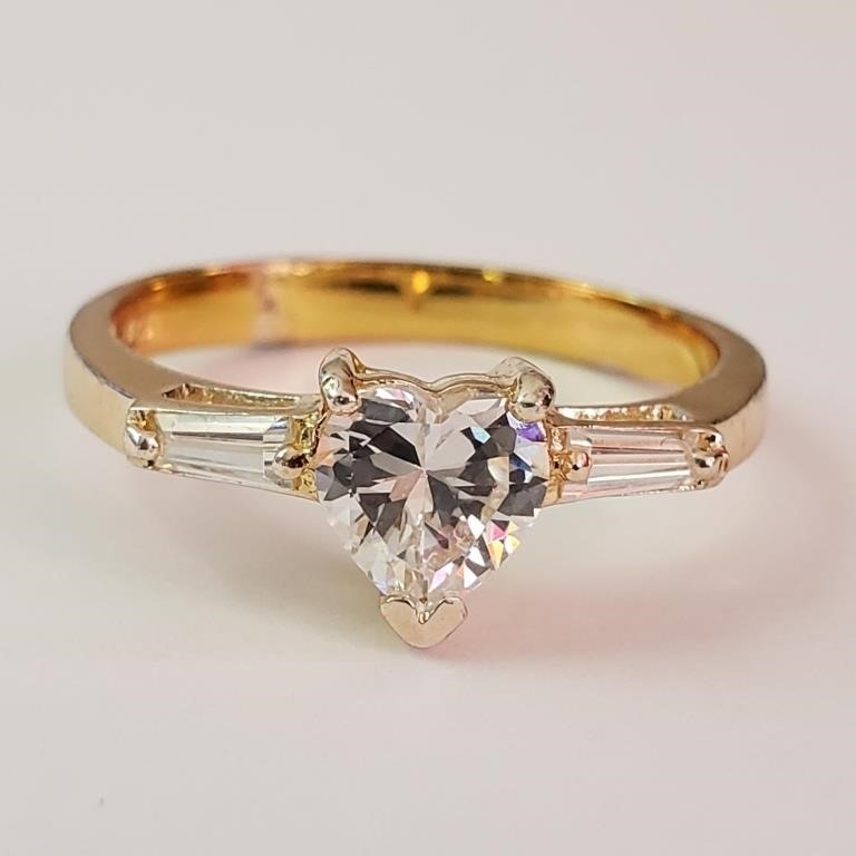 $100 Silver CZ Ring