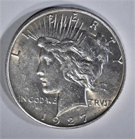 1927-D PEACE DOLLAR AU/BU