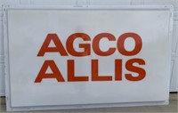 Plastic Agco Allis Sign