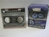 Triple Gauge Kit & Driving Lights