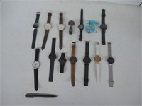 14 WATCHES-WITHINGS,KISMARY,DOM,OLEVS & MORE