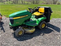 John Deere X300 Tractor w/ Bagger