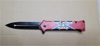 REBEL FLAG FOLDING KNIFE