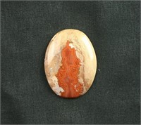 Tepee Canyon Agate, Cabochon,  38mm x 29mm
