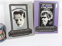 2 livres The Film Classics Library, Frankenstein