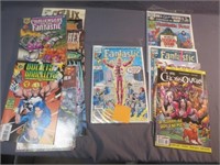 (16) Comic Books - Fantastic Four White Embossed